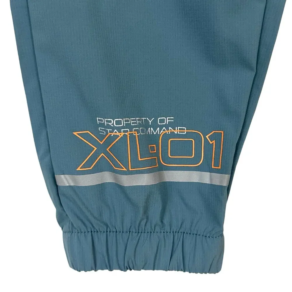 Disney Youth Blue Buzz Lightyear Reflective Cargo Jogger Pants Size 13
